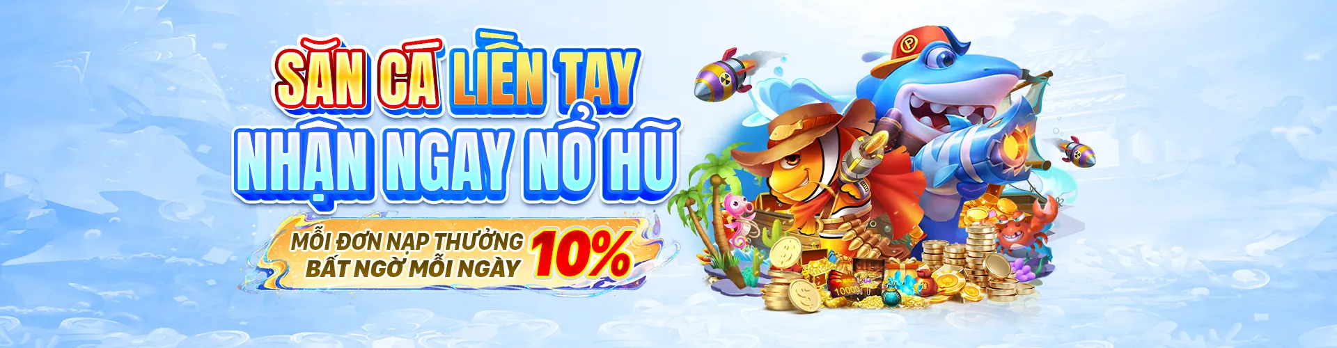 Giao diện game Bắn Cá đổi thưởng trên trang web baccarat uy tín