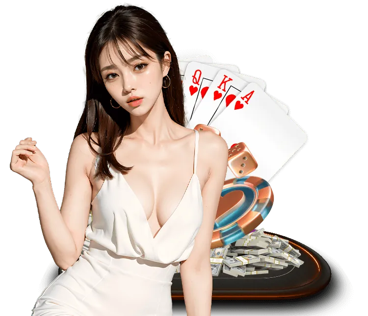 Người chơi đang chơi Blackjack tại bàn, cố gắng đạt 21 điểm